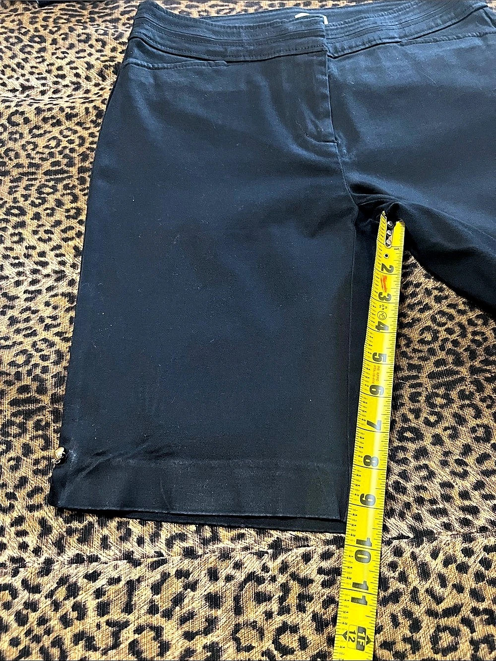 Cache Bermuda Shorts Black Size 4 - Picture 4 of 5